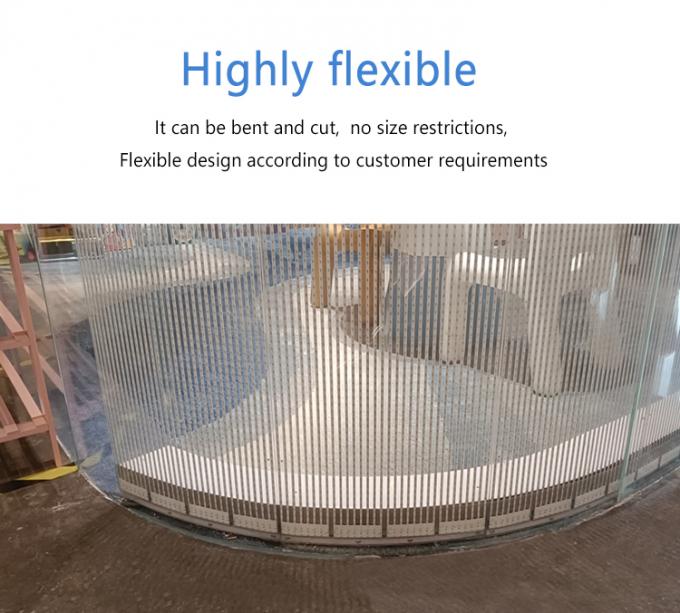 P20 P30 P40 LED Film Ekranı Dev Cam Perde Duvar Reklam Ekranı 3