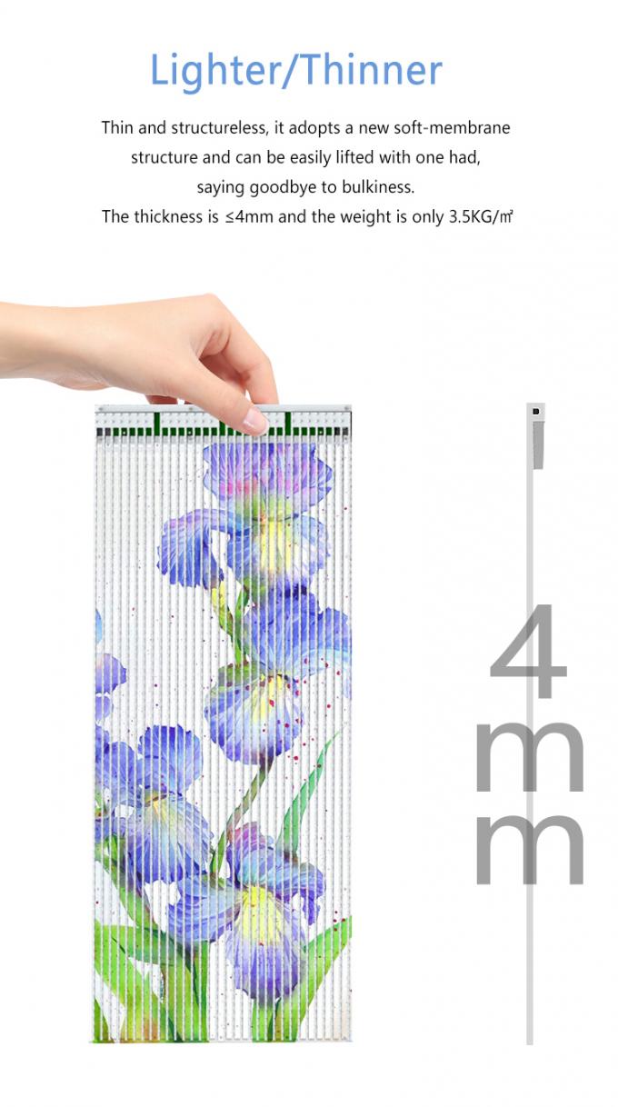 P20 P30 P40 LED Film Ekranı Dev Cam Perde Duvar Reklam Ekranı 5