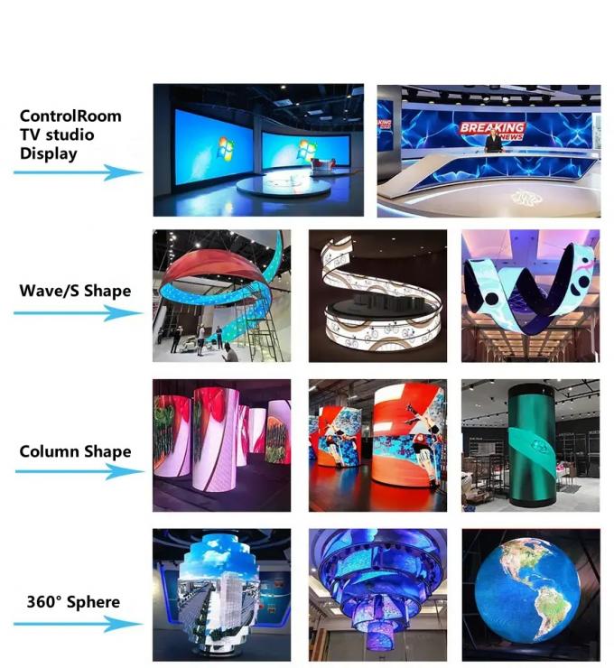 Evlere modern bir dokunuş eklemek için İçişleri Tasarımı Yaratıcı LED Ekran 6