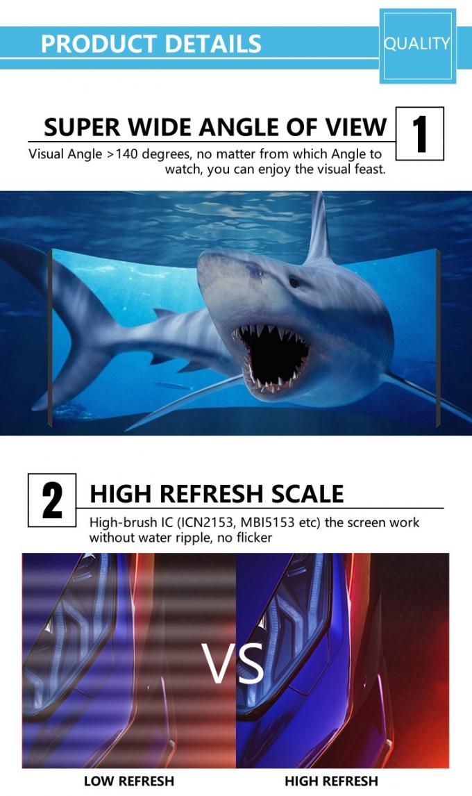 Evlere modern bir dokunuş eklemek için İçişleri Tasarımı Yaratıcı LED Ekran 8