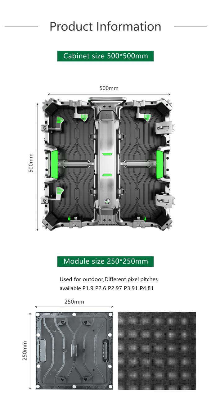 Yüksek Performanslı LED Video Duvar Ekranı ile LED Ekran Kiralama P2.5 P3 P4 P5 P6 İçeride Dışarıda LED Ekran Ekranı 2