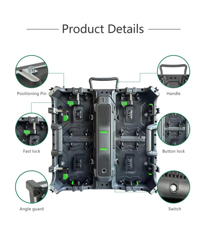 Yüksek Performanslı LED Video Duvar Ekranı ile LED Ekran Kiralama P2.5 P3 P4 P5 P6 İçeride Dışarıda LED Ekran Ekranı 3