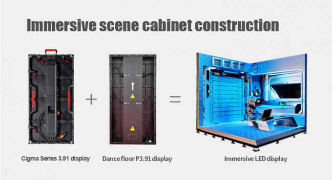 3 boyutlu LED Ekran VFX VR VP XR Çekim Duvarı Eğimli LED Video Duvarı HD LED Ekran Sanal Üretim Stüdyosu 0