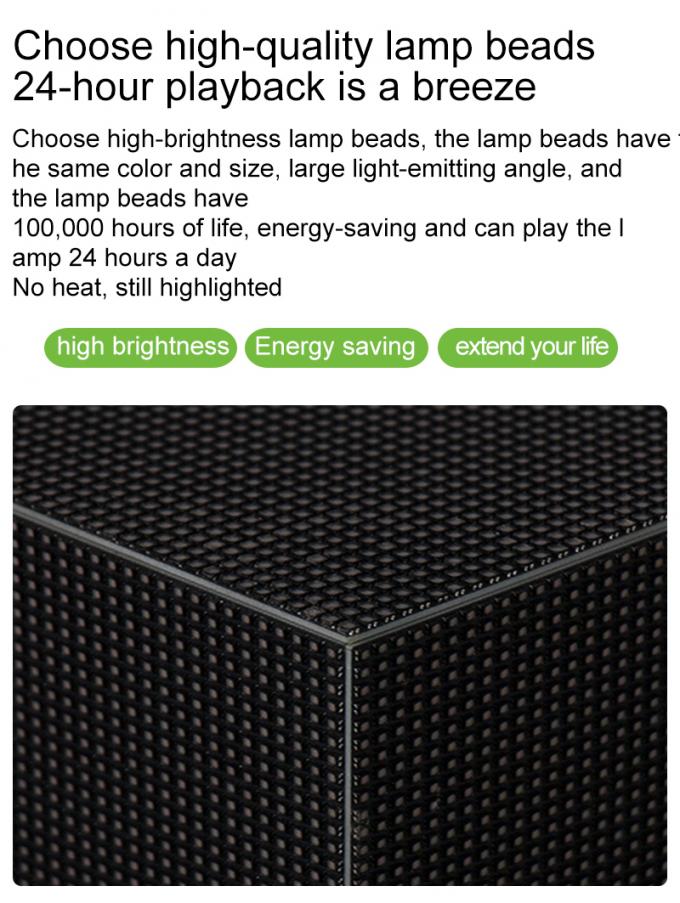 Küp LED Ekran P2.5 P3 P4mm Özelleştirilmiş Perakende Mağazası Reklam Küp LED Ekran 2