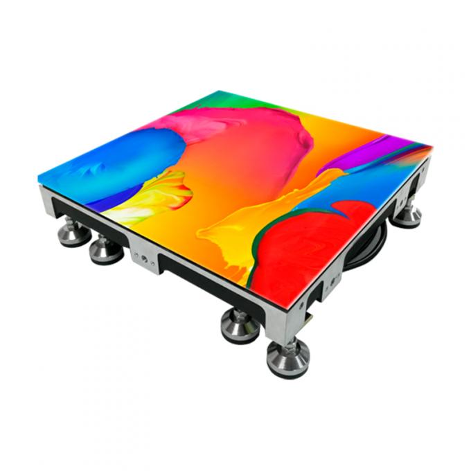 IP65 su geçirmez tasarım zemin LED ekran ağır yük ayakta LED ekran kapalı açık hava dans zemin LED ekran 0