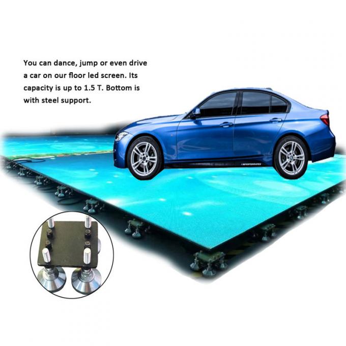 IP65 su geçirmez tasarım zemin LED ekran ağır yük ayakta LED ekran kapalı açık hava dans zemin LED ekran 5