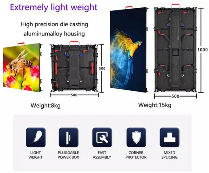 P3.91 P4.81Dışarıda Canlı Performans LED Ekran Kiralama LED Ekran Su geçirmez Sahne Yüksek Parlaklık Arkaplan Ekranı LED Duvar 0