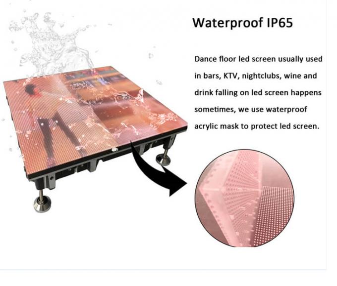 Led Dans Yeri Ekranı Kiralık Plak Panel 500 * 1000 Yüksek Rahatlatma Led Sahne Düğün Ekranı Duvar P2.9 Etkileşimli LED Ekranı 7