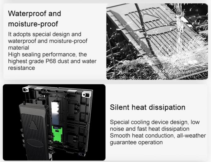 P3.91 Dans Alanı İç / Dışarıdaki Dans Alanı Interaktif LED Ekranı 1