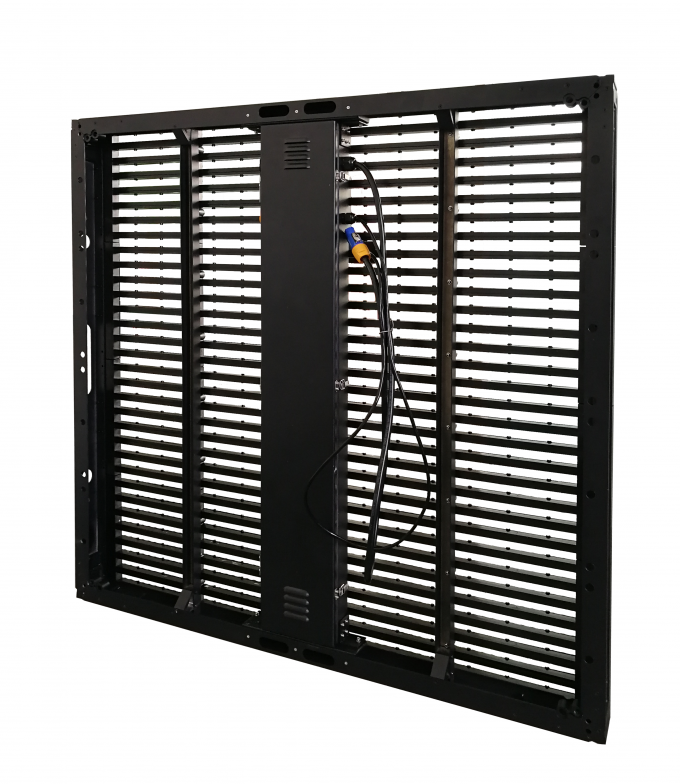 Cam 3D Şeffaf Duvar LED'i Cam Ekran LED'i için Şeffaf Reklam Ekranı İç Mekan Şeffaf Led Ekran 2