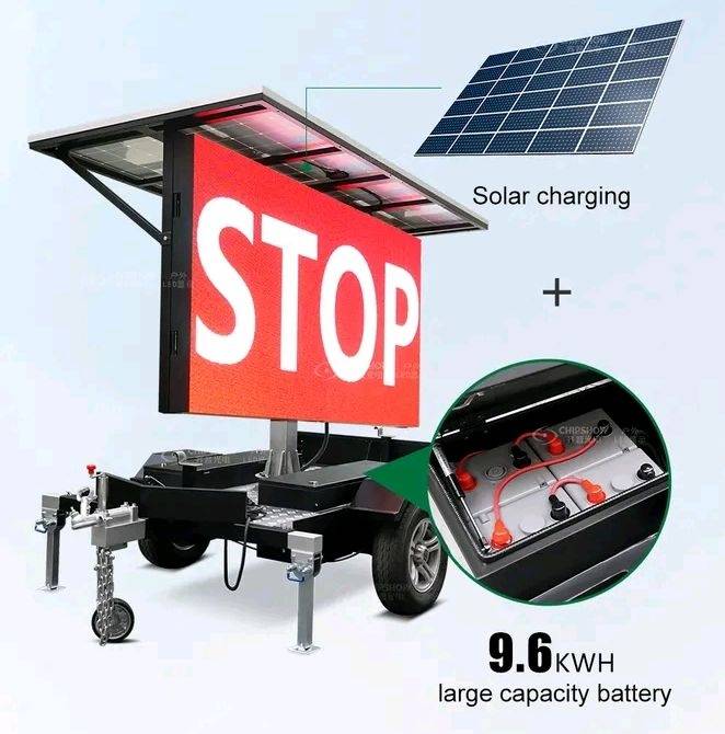 Dışarıda LED mobil ekran römork reklam panoları LED ekran ekran römork 5