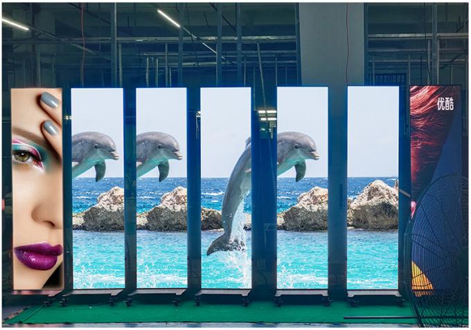 HD Hareketli LED Poster Ekranı Kapalı Açık Yer Durağan P1.8 P2 Katlanabilir LED Poster Ekranı P2.5 Led Ekran Posteri 9