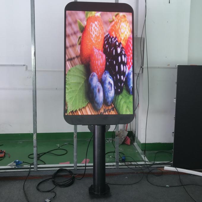 Dış sokak lambası direği LED Ekran Reklam P4 Ekran Kablosuz Merkezi Yönetim İşareti 1