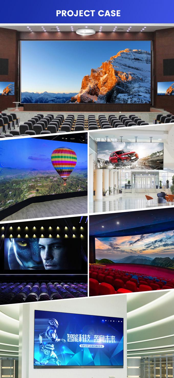 8K 4K HD P1.2 P1.5 P1.8 P2 P2.5 P3 Tam Renkli Ultra İnce Sabit İç Mekan LED Video Duvar Paneli Ekran 2