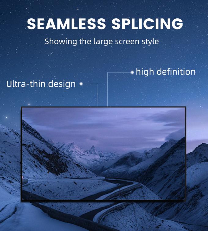8K 4K HD P1.2 P1.5 P1.8 P2 P2.5 P3 Tam Renkli Ultra İnce Sabit İç Mekan LED Video Duvar Paneli Ekran 5
