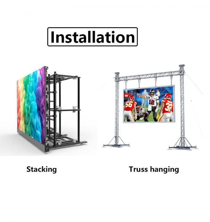 İç mekan kiralık LED ekranı P2.6 P2.9 P3.91 P4.81 Sahne konser etkinliği duvar paneli için 3