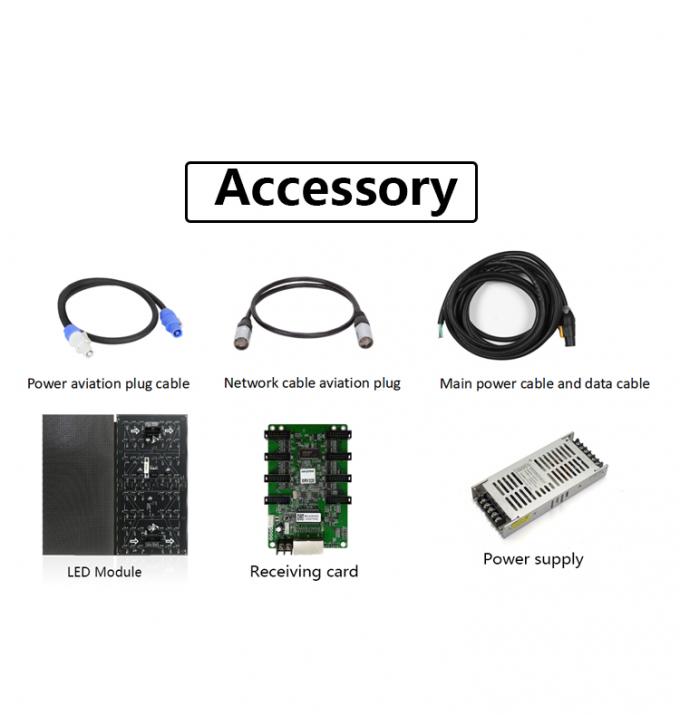 İç mekan kiralık LED ekranı P2.6 P2.9 P3.91 P4.81 Sahne konser etkinliği duvar paneli için 2