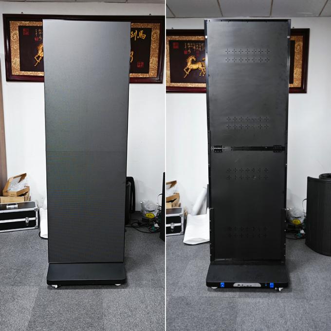 Katlanabilir LED Poster Ekranı Taşınabilir Katlanabilir GOB Alışveriş Merkezi Konferans Odası Reklamı için Led Reklam Makinesi 4