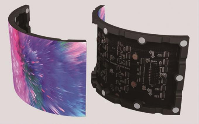 P1.5 P2.5 P4 Led Yumuşak Ekran İç Kapalı Dış Kapalı Yumuşak Dikey Esnek Reklam Ekranı 1