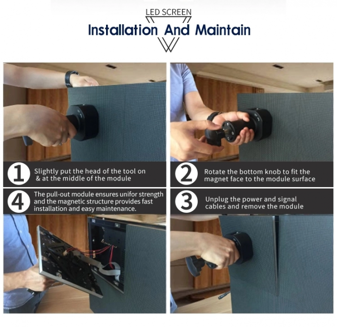 P1.5 P2.5 P4 Led Yumuşak Ekran İç Kapalı Dış Kapalı Yumuşak Dikey Esnek Reklam Ekranı 7