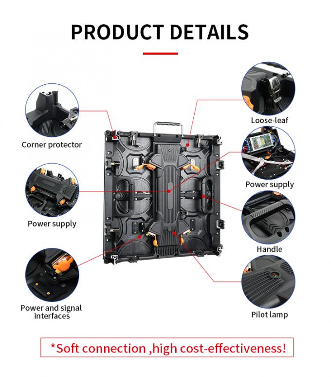 P3.91 P2.6 Kiralık Film LED Ekran Noel Gösteri Dans Partisi LED Ekran Etkinlikleri Sahne arkası Kilise LED Video Duvarı 0