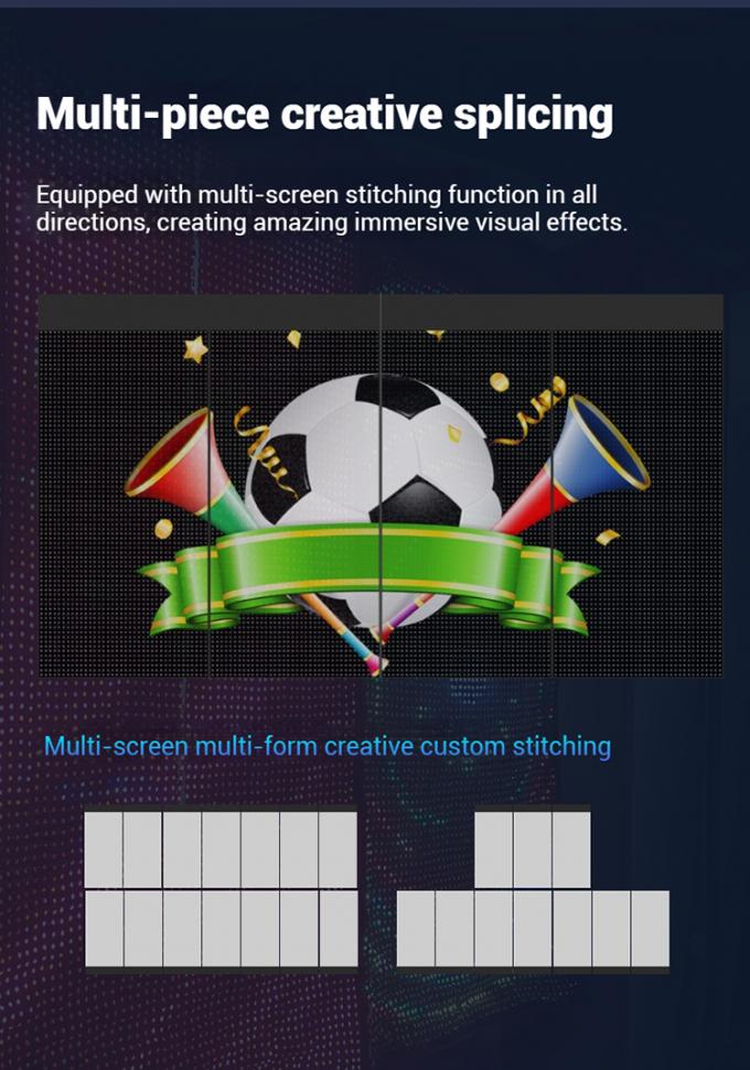 Dronlu Sihirli Halı Ekranlı Uçan LED Ekran LED Film Ekranı Dış Mekan Reklamcılığı için Şarj Edilebilir Özelleştirilmiş 4