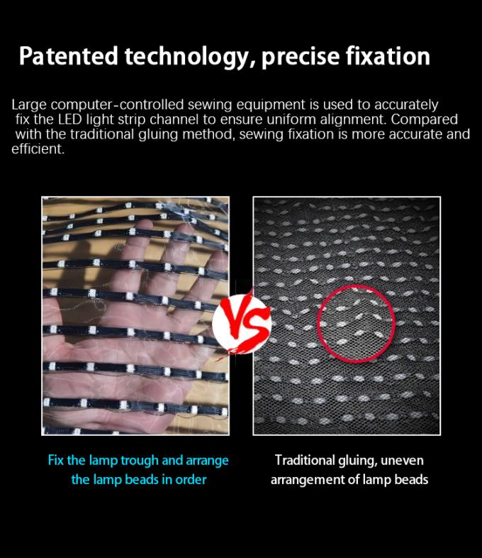 Dronlu Sihirli Halı Ekranlı Uçan LED Ekran LED Film Ekranı Dış Mekan Reklamcılığı için Şarj Edilebilir Özelleştirilmiş 7