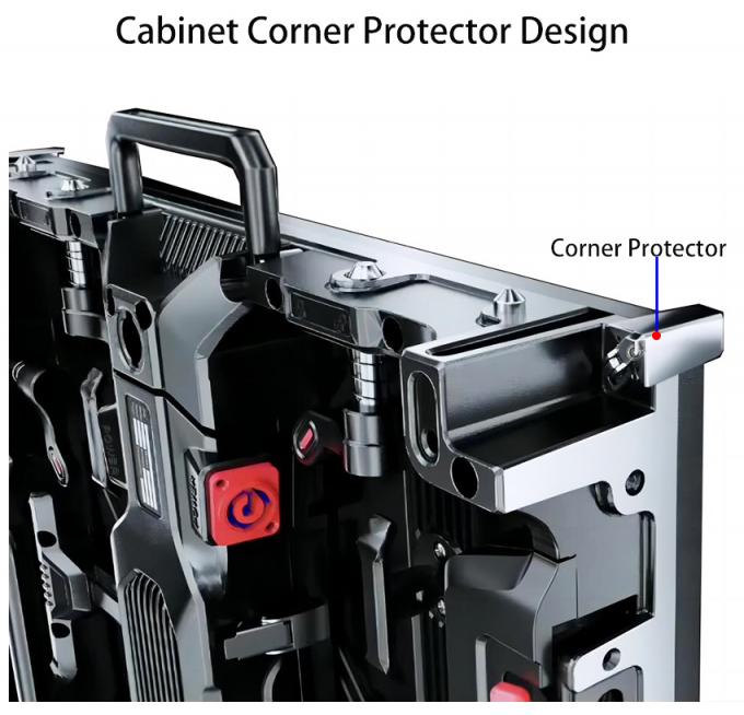 Sahne Arkası Video Duvar Ekran Paneli için İç Mekan Dış Mekan Led Ekran P1.56 P1.95 P2.6 P2.97 P3.91 1