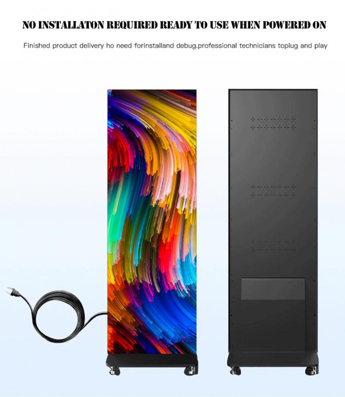 P2.5 Katlanabilir LED poster İç Mekan LED Poster Reklam Ürün Gösterimi 4