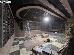 İçeride HD LED Ekranı Piksel 1.53mm Ultra Slim Alüminyum LED Video Duvar Panelleri