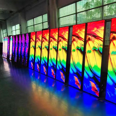 LED poster  SMD2121 Tube Chip Color LED Poster Screen with Full Screen Display and Wifi Control 65 Inch